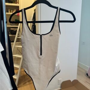 ALO Yoga Women's Cream One-Piece